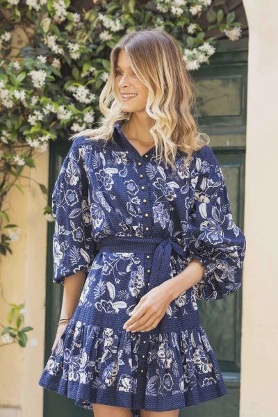 Elia Dress Navy DA26
