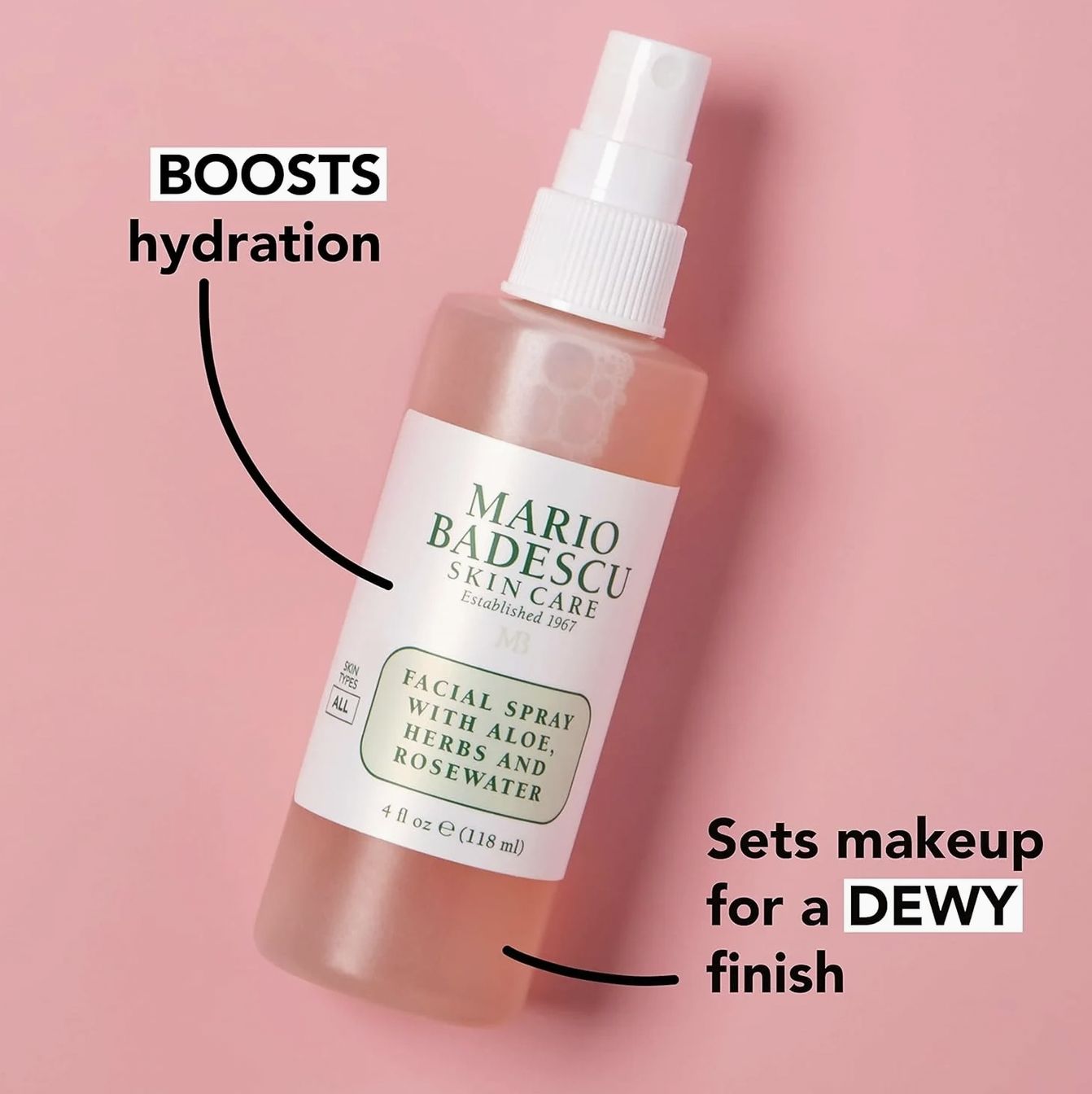 MARIO BADESCU Facial Spray with Aloe - Rose