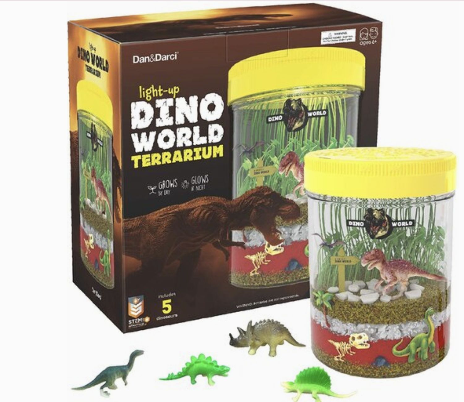 Light-Up Dino World Terrarium Kit