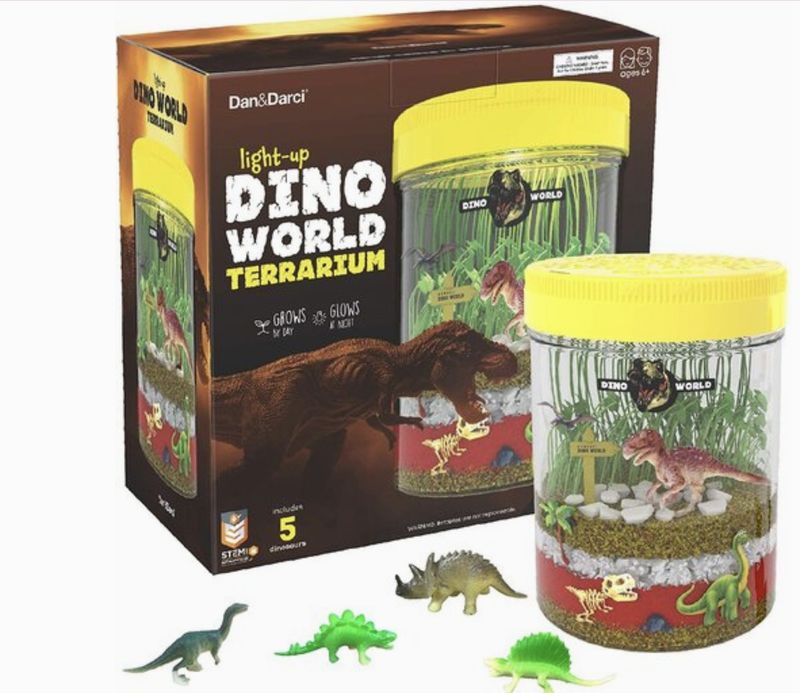 Light-Up Dino World Terrarium Kit