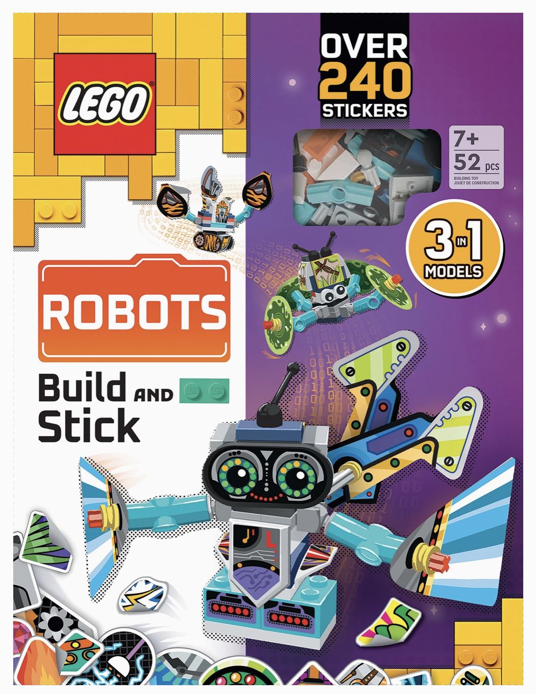 LEGO(R) Books. Build and Stick: Robots (HC)