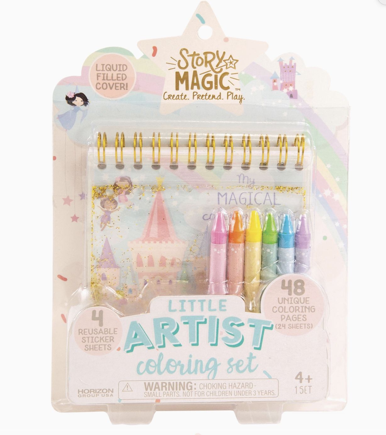 Little Art Coloring Set 6-unit case pack