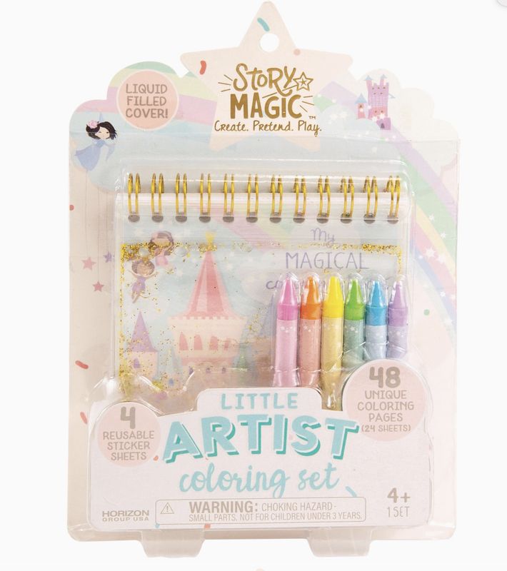 Little Art Coloring Set 6-unit case pack