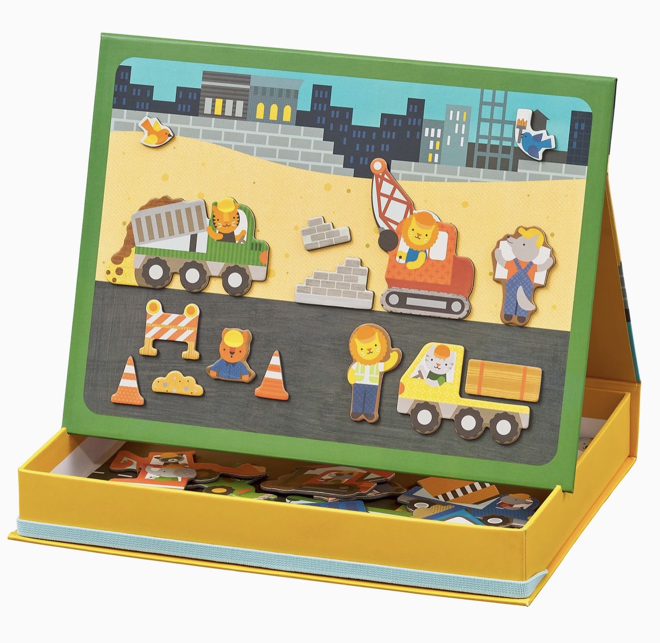 Construction Site Magnetic Play Scene