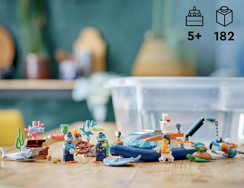 LEGO City Explorer Diving Boat 60377