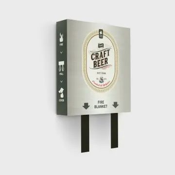 Design Fire Blanket - Craft Beer