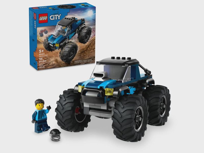 Lego City Blue Monster Truck