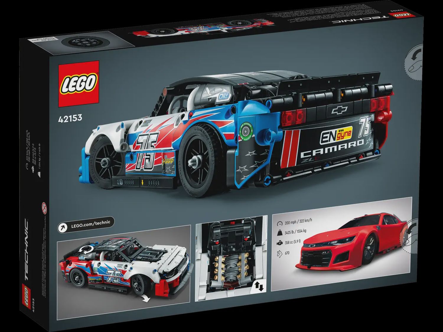 Lego Technic NASCAR® Next Gen Chevrolet Camaro ZL1