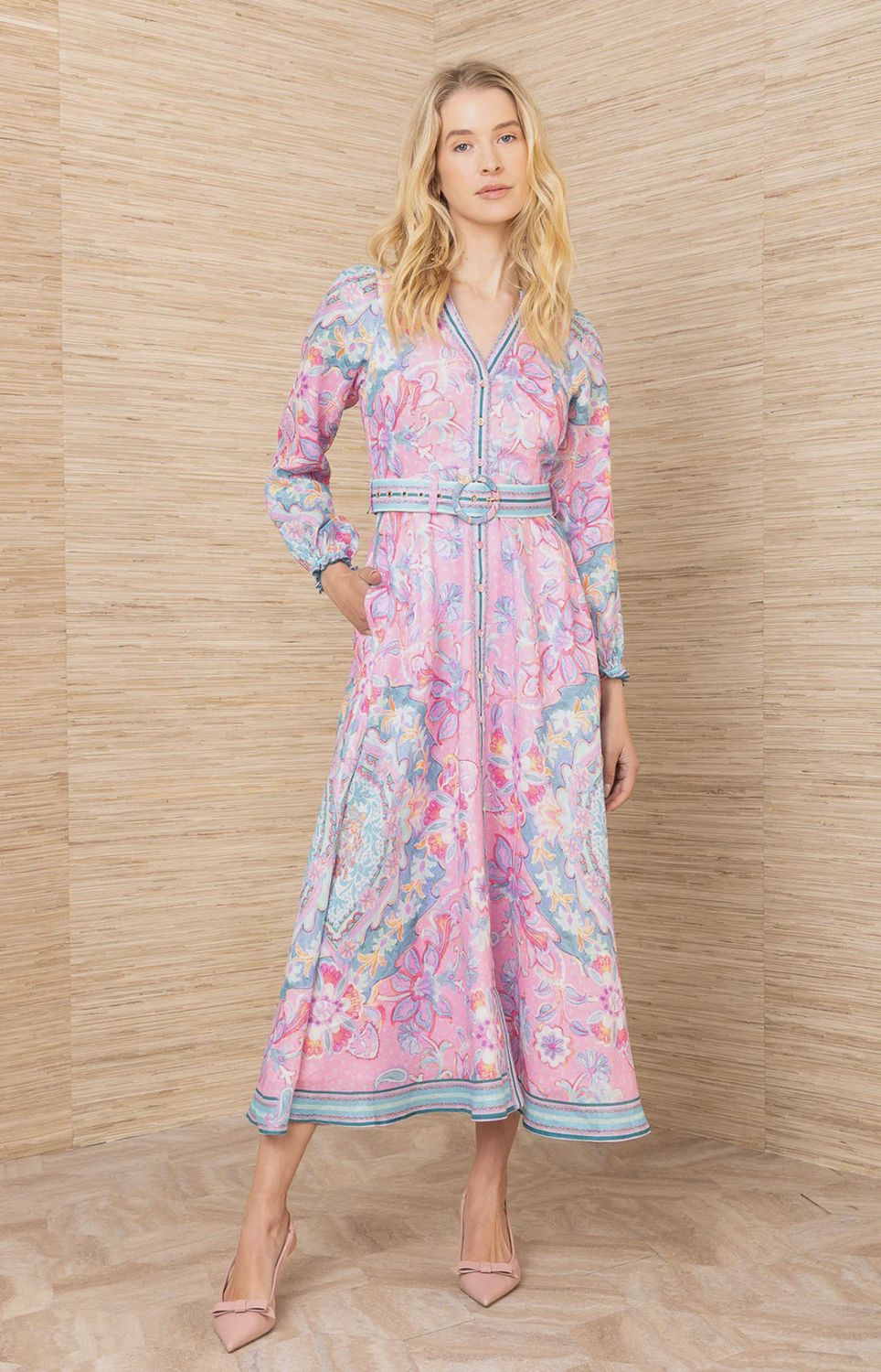 Miranda Linen Maxi Dress