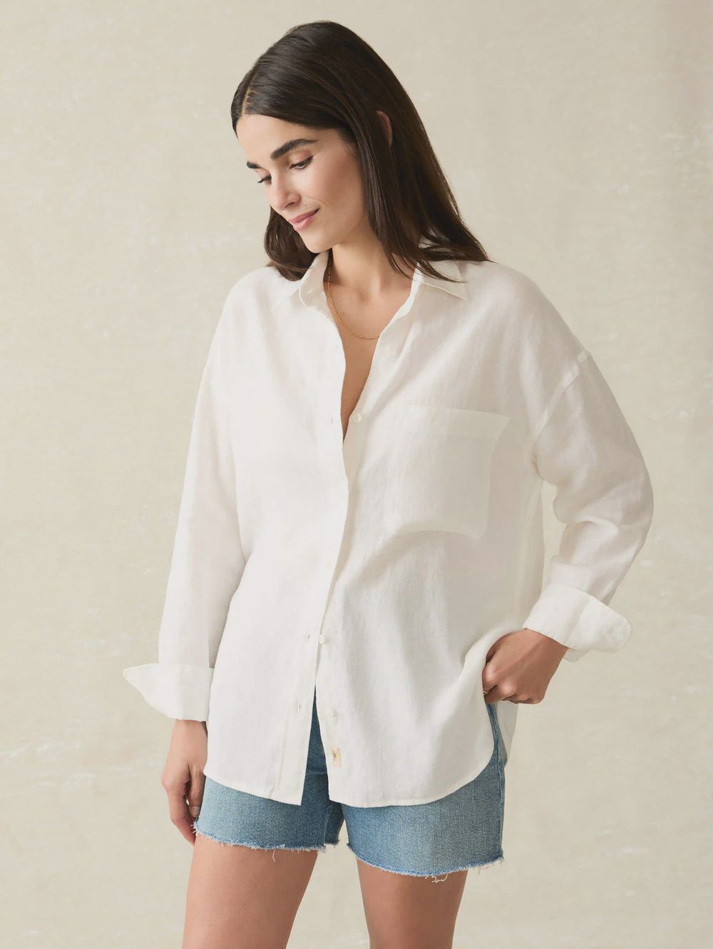 laguna linen relaxed shirt