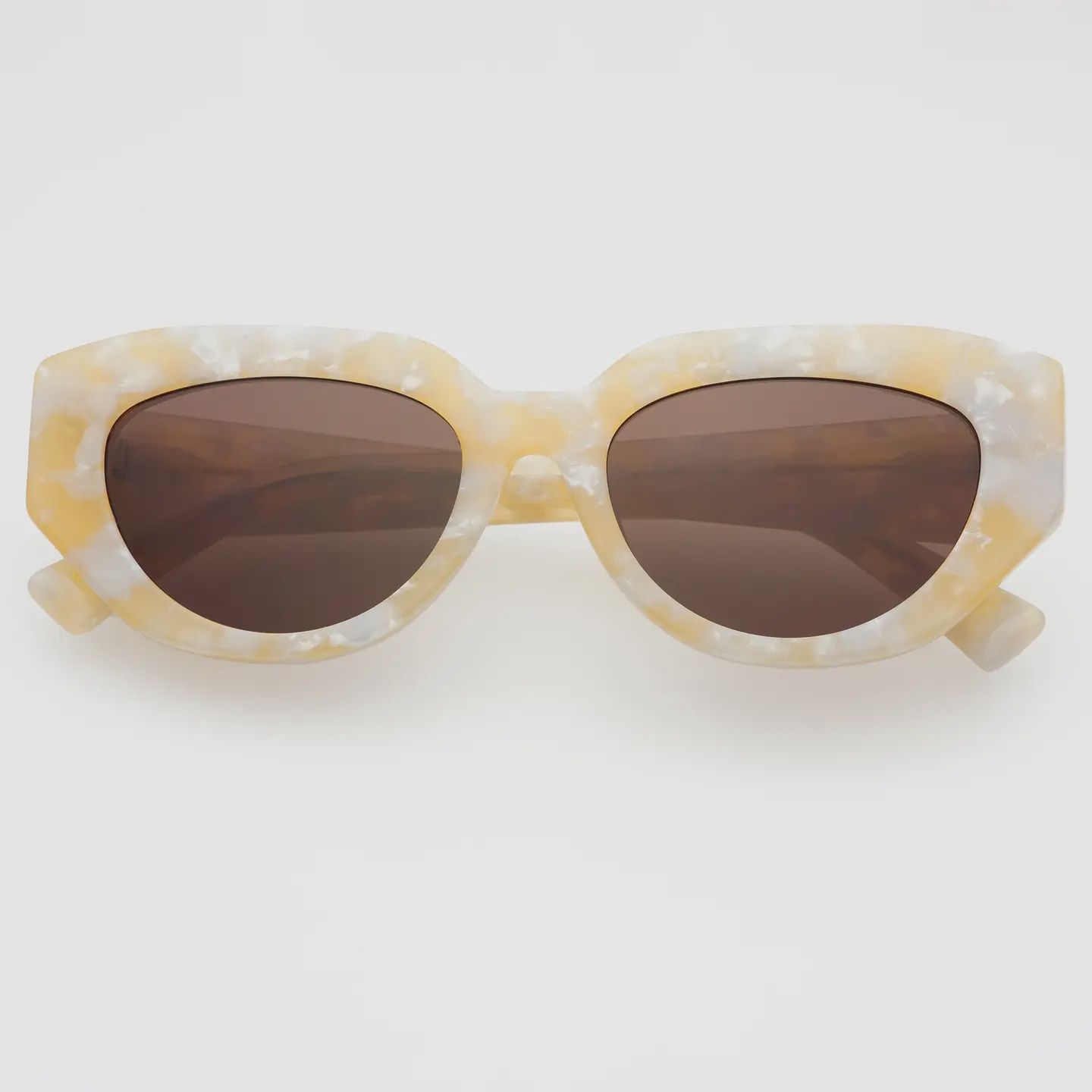 Frankie Acetate Cat Eye Sunglasses, Color: Pearl