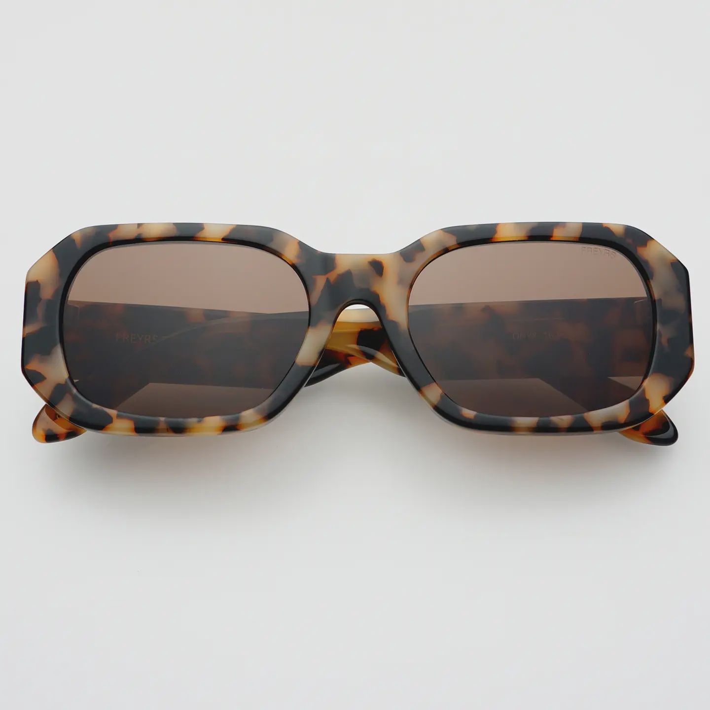 Onyx Acetate Womens Rectangular Sunglasses, Color: Milky Tortoise