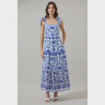 Rivera Tropics Emely Tiered Maxi Dress