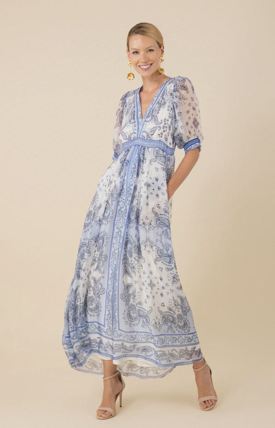 Lilian Chiffon Maxi Dress