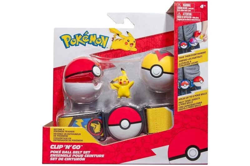 Pokemon Clip n GoBall Belt Set