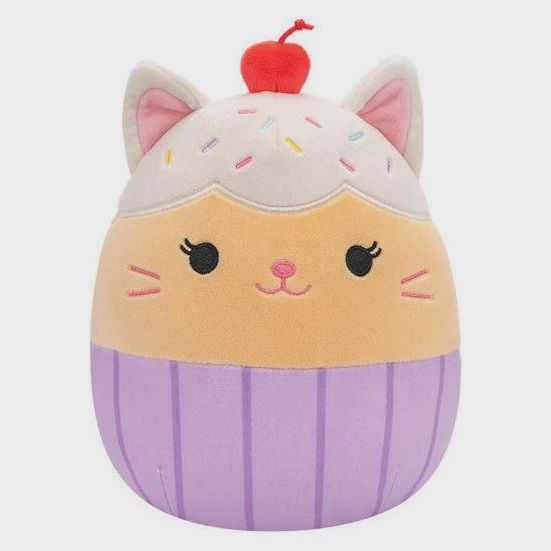 Squishmallow Plush Toy 5&quot; Miriam Cupcake Cat Heart