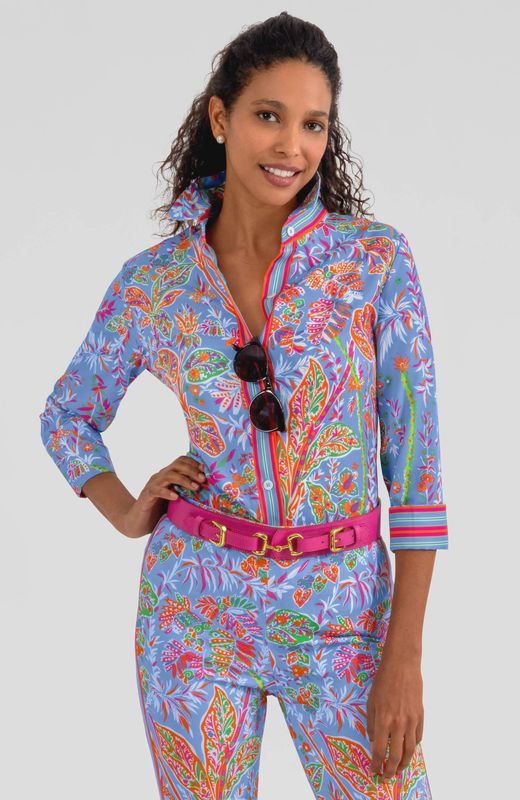 Boyfriend Shirt- Vintage Vines