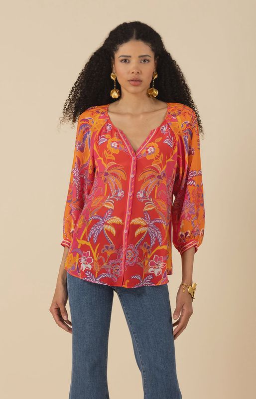Freyja Silk Top
