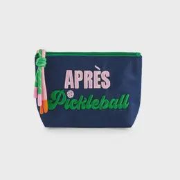 &quot;APRÈS PICKLEBALL&quot; SMALL ZIP POUCH