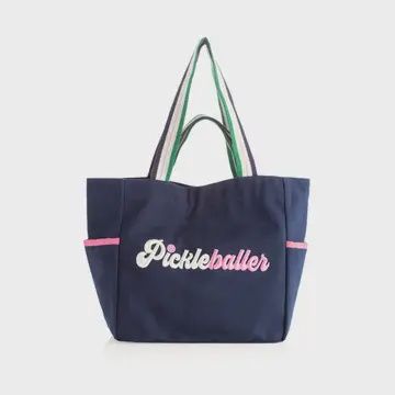PICKLEBALLER TOTE, NAVY
