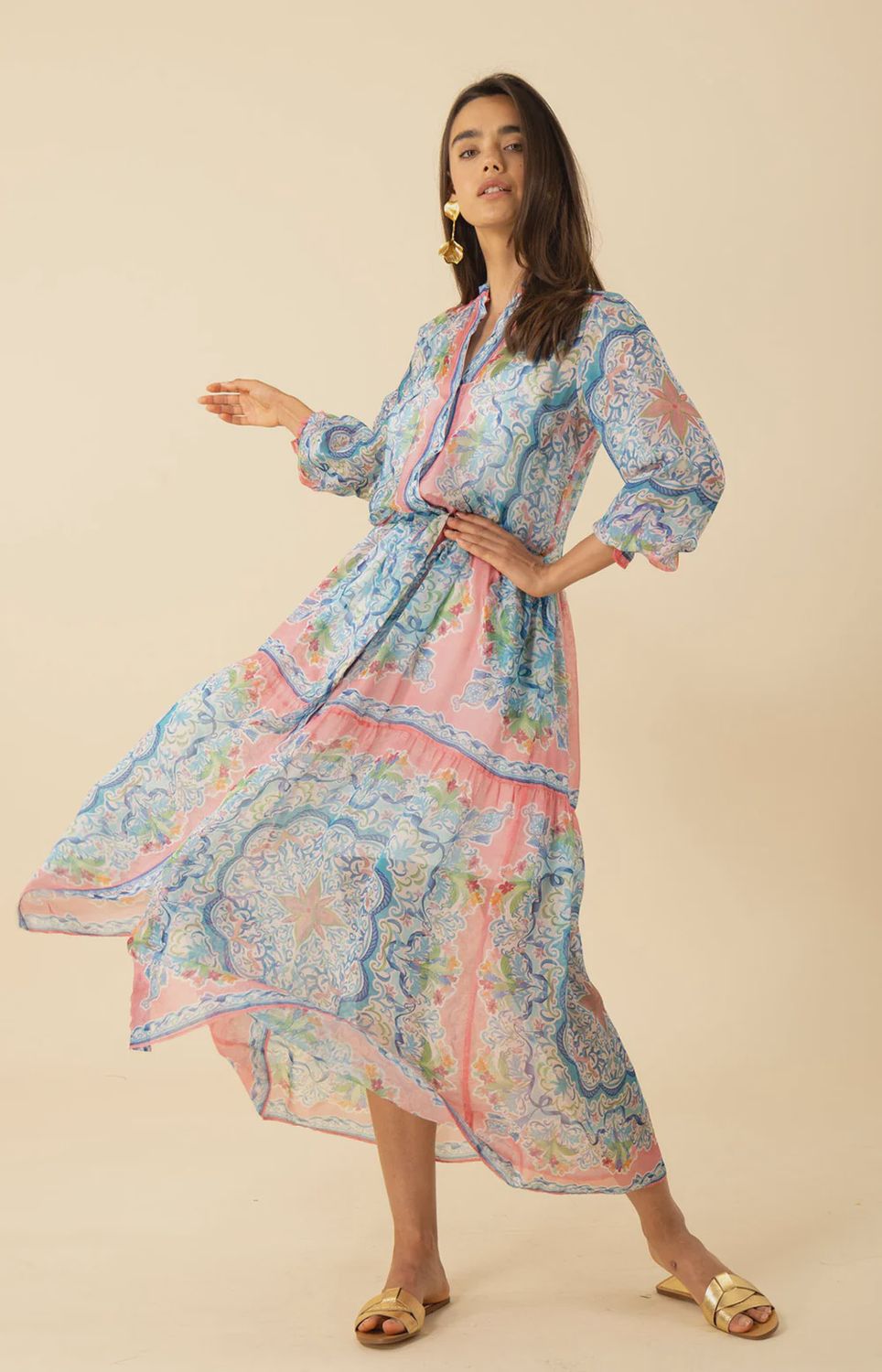 Halo Chiffon Maxi Dress