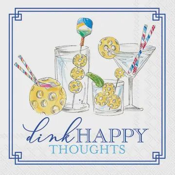Napkin 20 Ct Pickleball Drinks