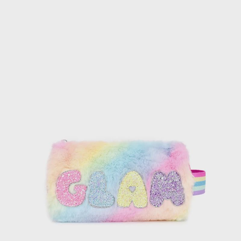 &#39;Glam&#39; Tie Dye Plush Beauty Tube