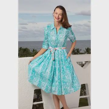 Mrs Maisel Turquoise  White Letters Natural, Size: M