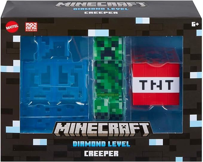 Minecraft Diamond Level Creeper Action Figure