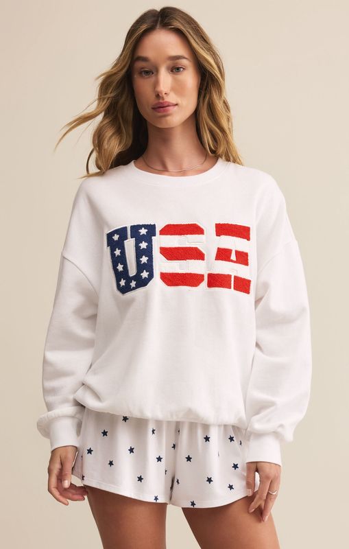 Oversized USA Sweatshirt