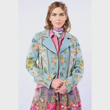 Lucinda Embroidered Denim Jacket