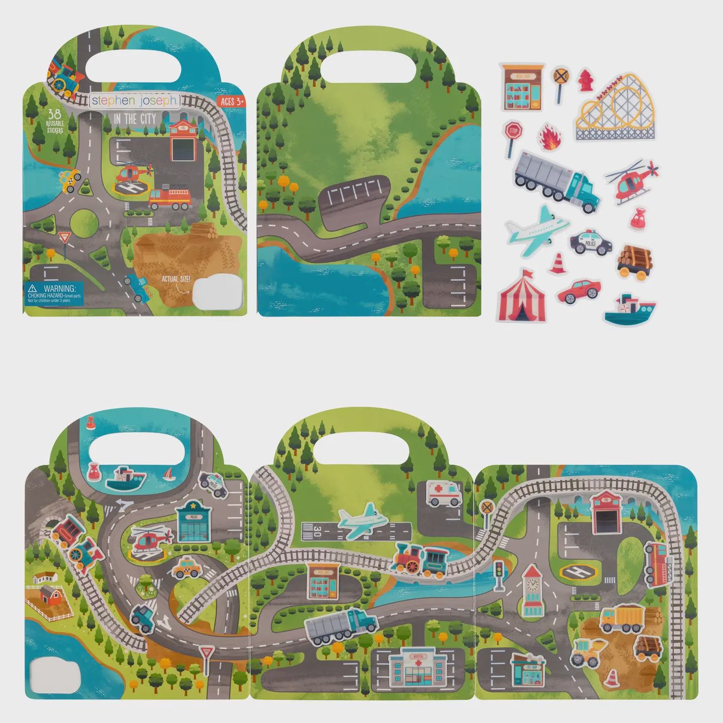 Reusable Sticker, Color: Book City
