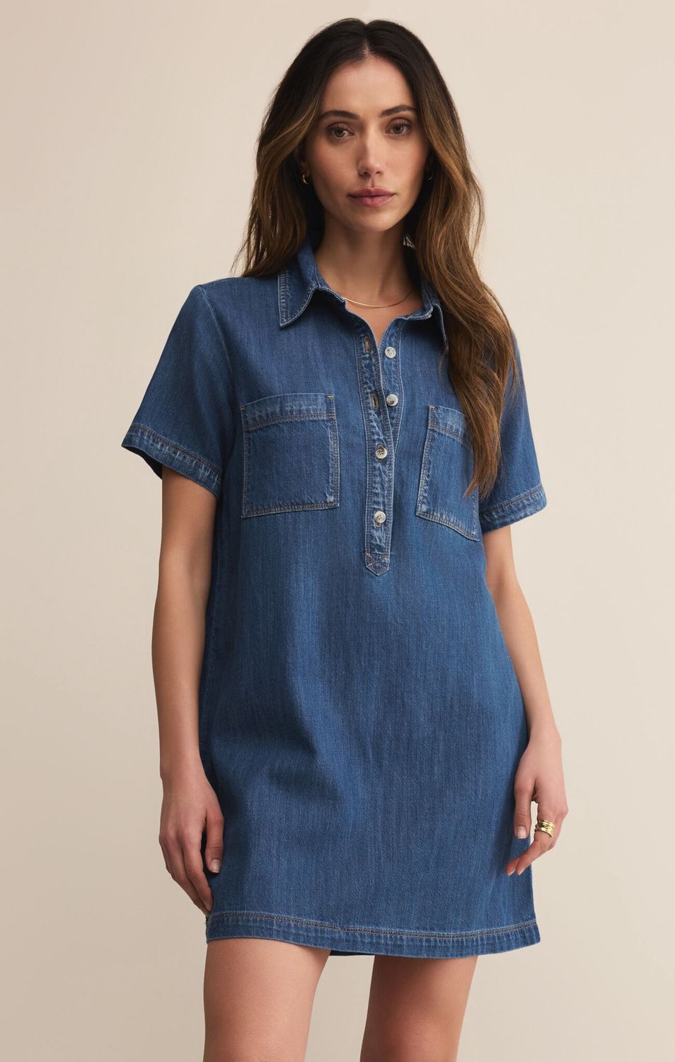 Authentic Denim Mini Dress