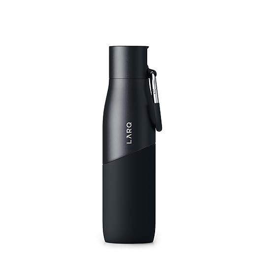 LARQ Bottle Movement PureVis 32 oz, Color: Black/Onyx