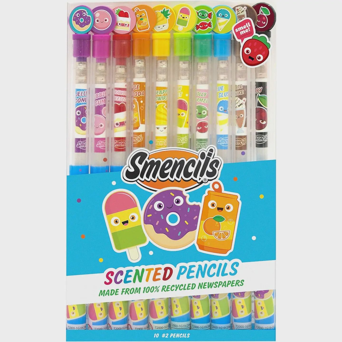 Smencils - Scented Pencils Made from Recycled Newspapers