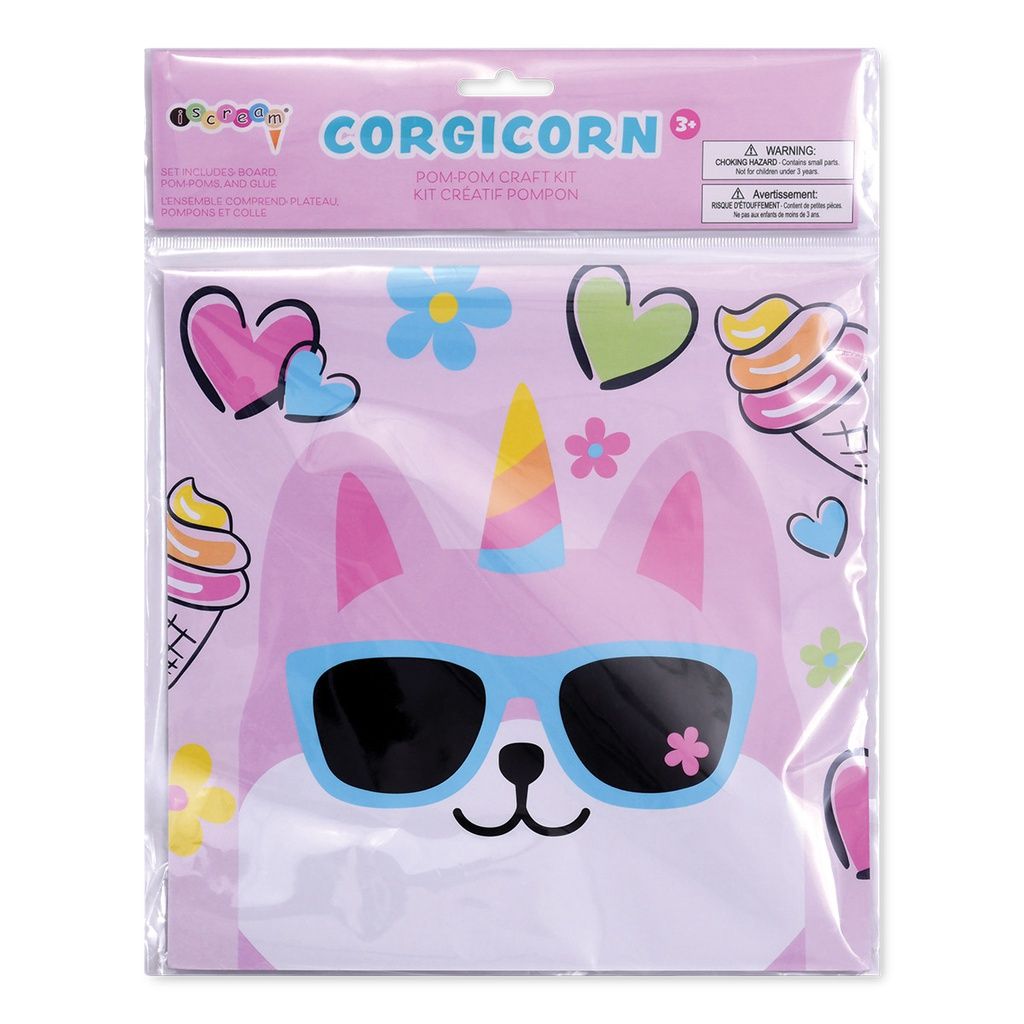 Corgi-corn PomPom craft kit