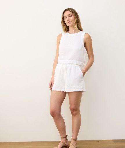 Linen Drawstring Short