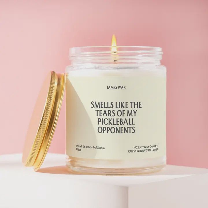 Pickleball Gift Pickleball Opponents' Tears Candle F144B