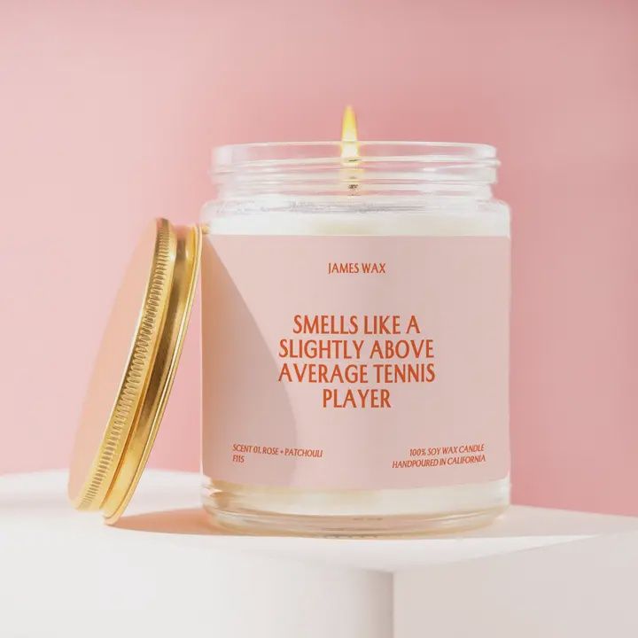 Pickleball Gift Above Average Pickleball Player Candle F110