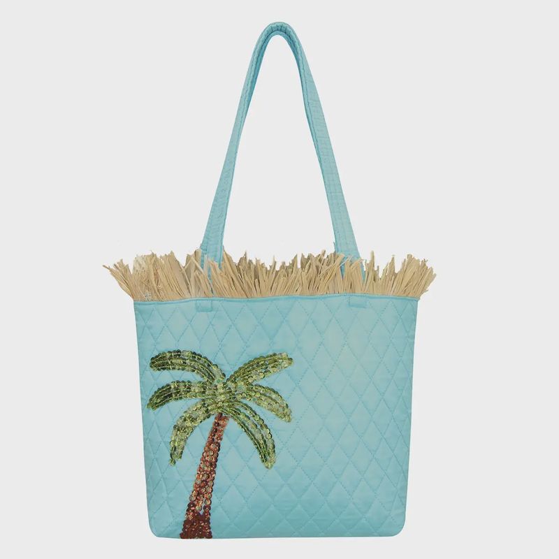 Palm Tree Tote Bag 13" x 10"