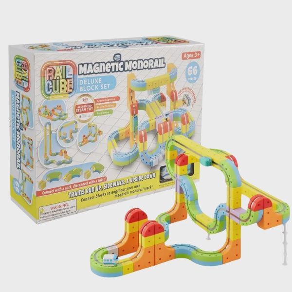Rail Cube Magnetic Monorail Deluxe Set