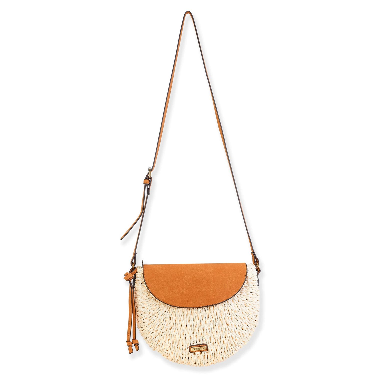 Bag: CE6495 AIvory, Paper Straw Crossbody