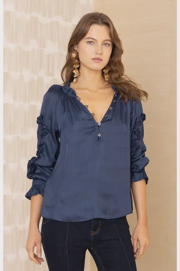 Giovanna Top, Color: NAV, Size: XS