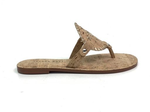 COLLINS SANDAL - CORK/METALLIC NAPPA, Color: Cork, Size: 5.5WOMENS