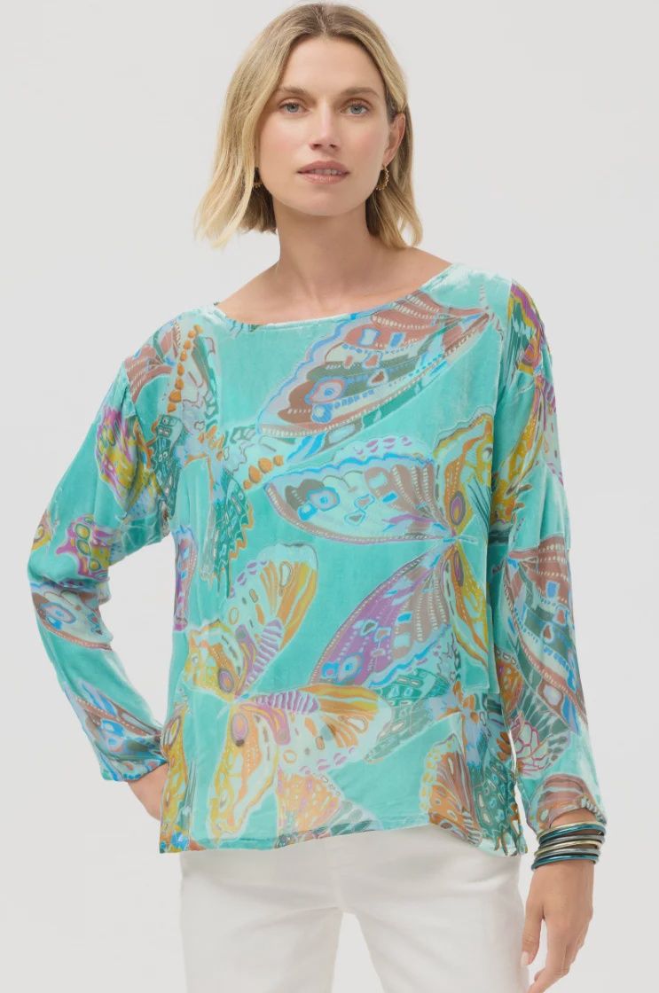 LEO BLOUSE- OFELIA BURNOUT (SLIP)