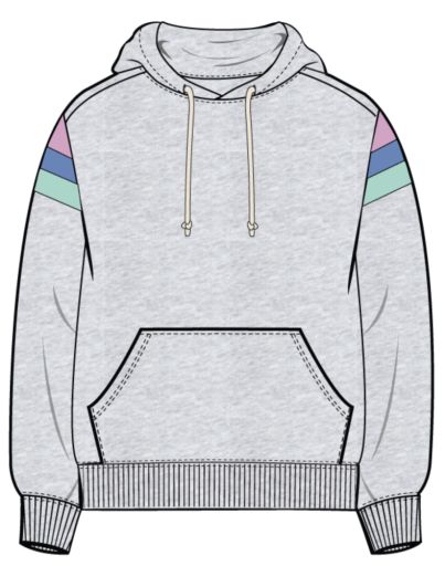 Cloud 9 Fleece Banks Hoodie Grey