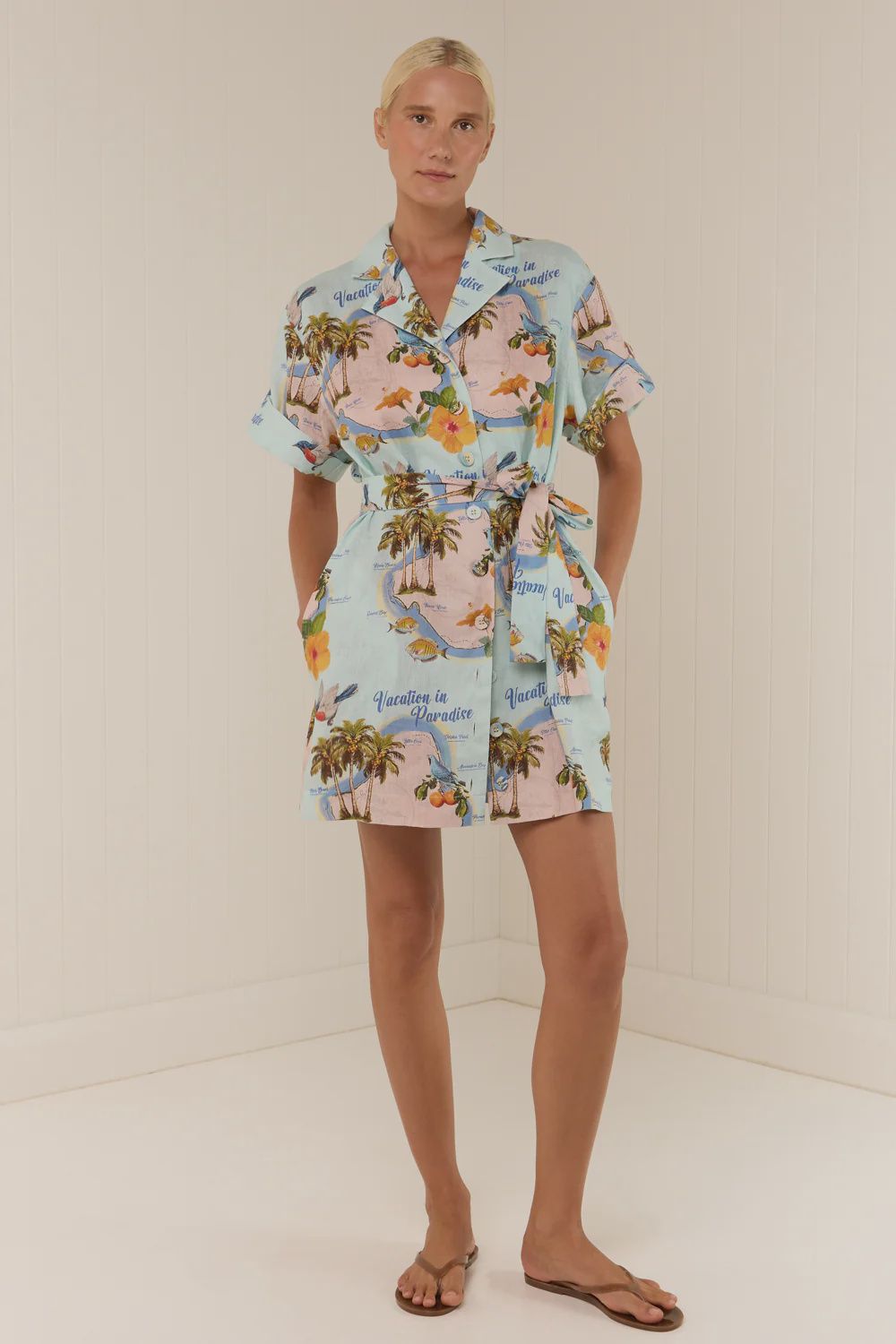 Rey Dress- Palm Paradise