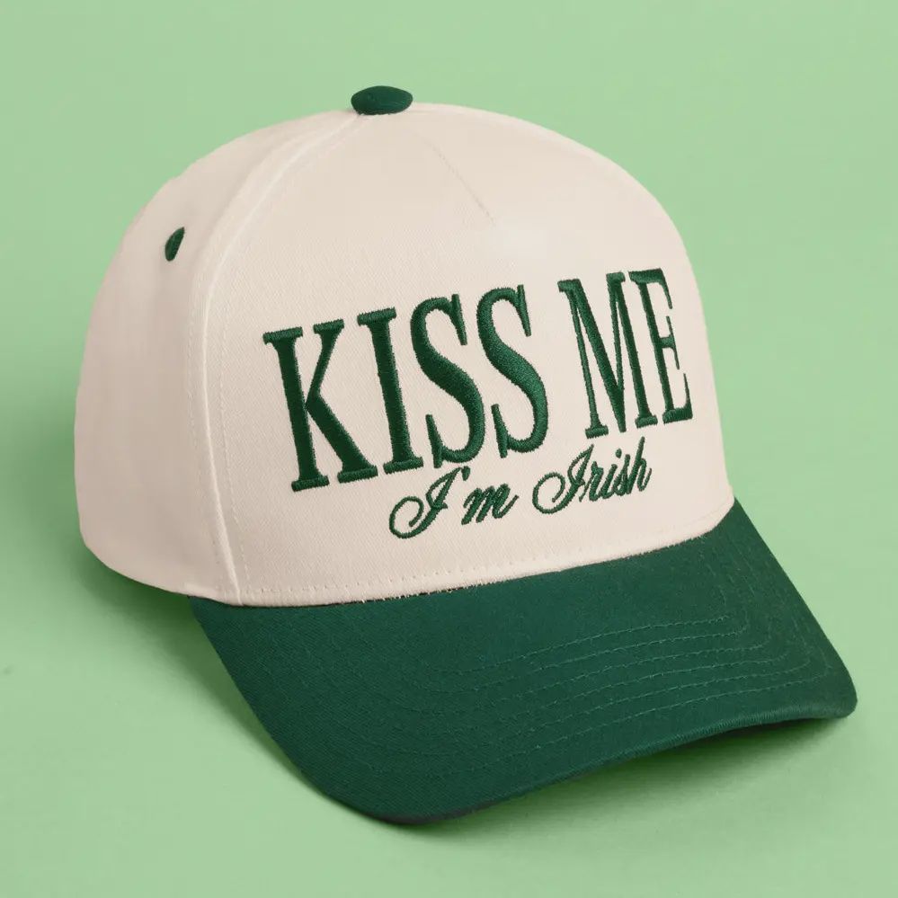Kiss Me Irish Trucker Hat | St Patrick's Day, Lucky, Patty's