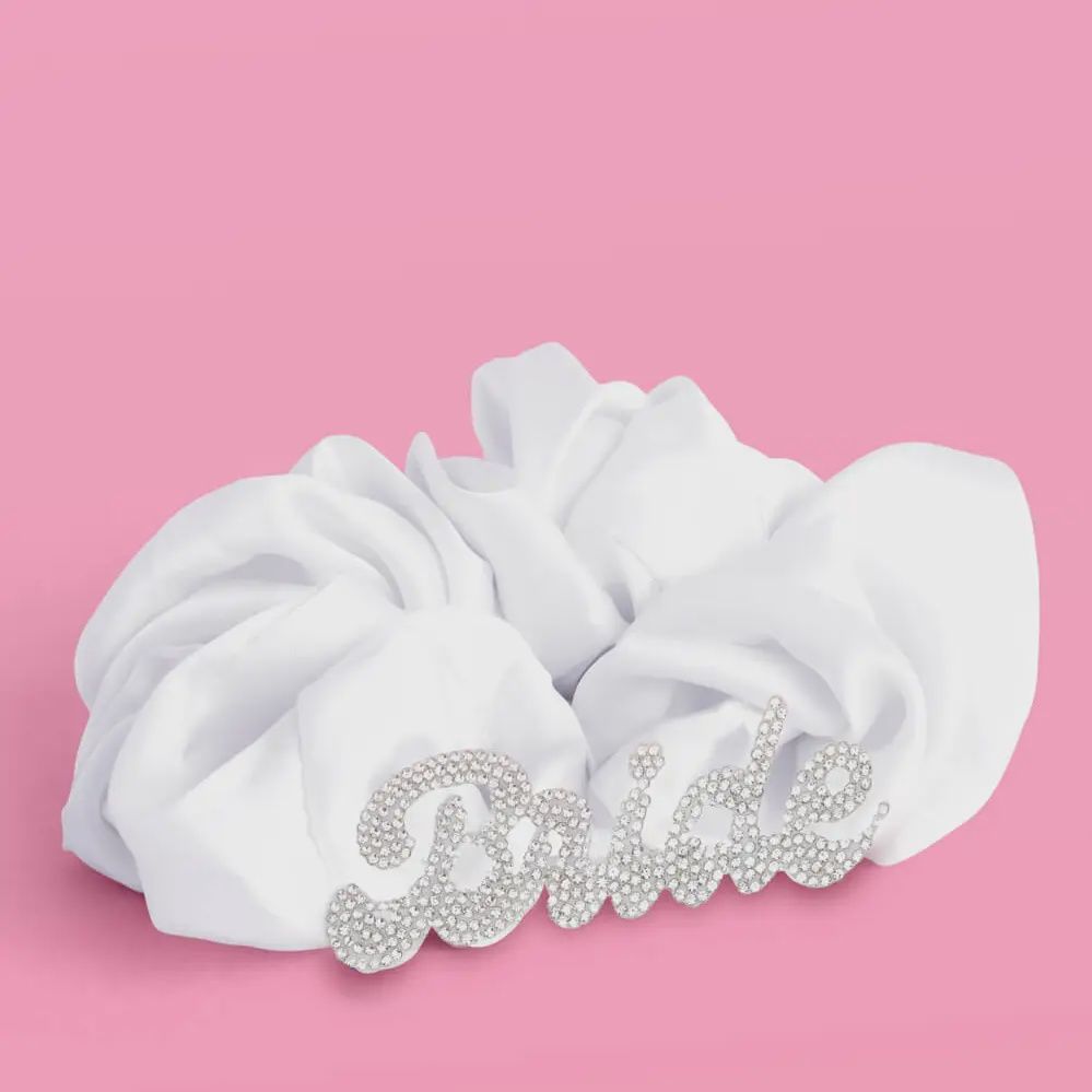 Bride Scrunchie, Bridal Shower Gift, Bachelorette Party