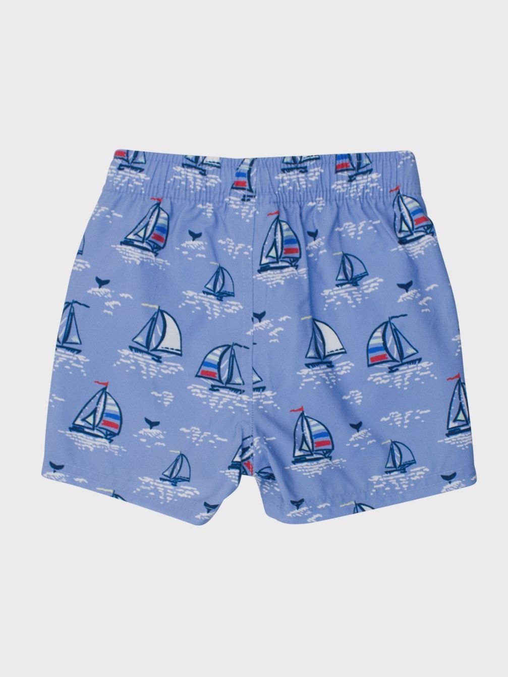 Boys Blue Seas the Day Swim Trunks